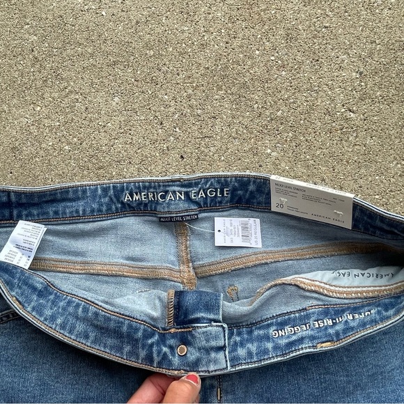 New Plus Size American Eagle Jeans Size 20 - Super Hi-Rise Jegging - Picture 4 of 6